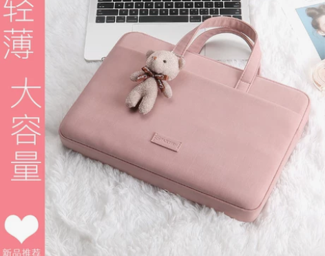 电脑包14寸女手提适用联想小新pro13苹...