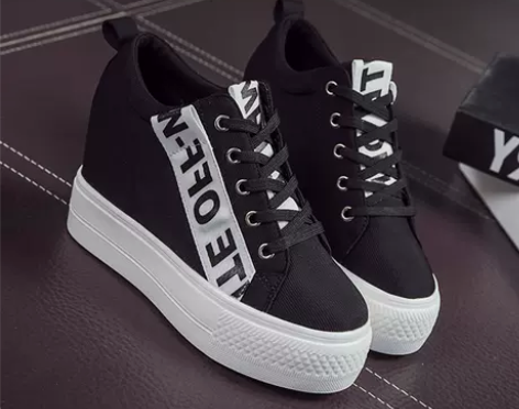 断码清仓特价内增高女鞋白菜价小白鞋运动鞋韩...