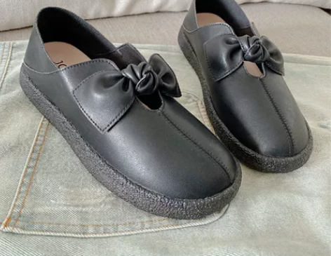 卓诗尼小皮鞋2022新款防滑平底单鞋春秋舒...