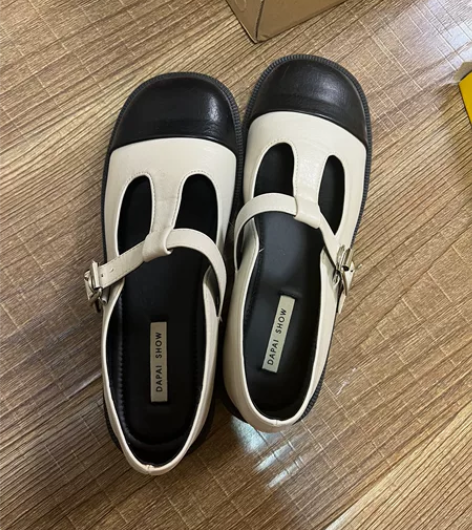 全新玛丽珍鞋小香风鞋38码 仅试穿！鞋底可...