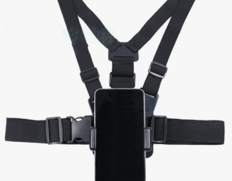 GoPro胸带手机夹～胸前拍摄固定绑带 也...