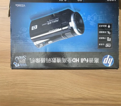 惠普全高清数码摄像机，带二块电池，正常使用...