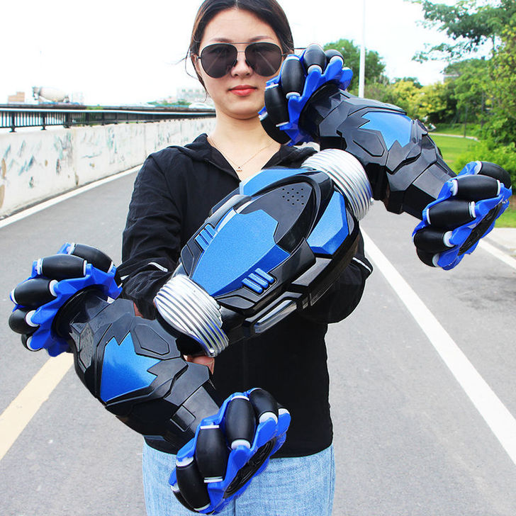 手势感应四驱越野车大号特技扭变电动攀爬车儿...