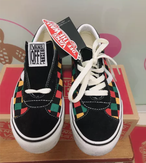 36码 全新 Vans格子帆布鞋 全新的，...