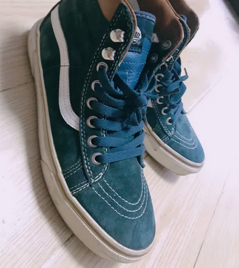 Vans板鞋高帮正品 新旧程度 基本全新 ...