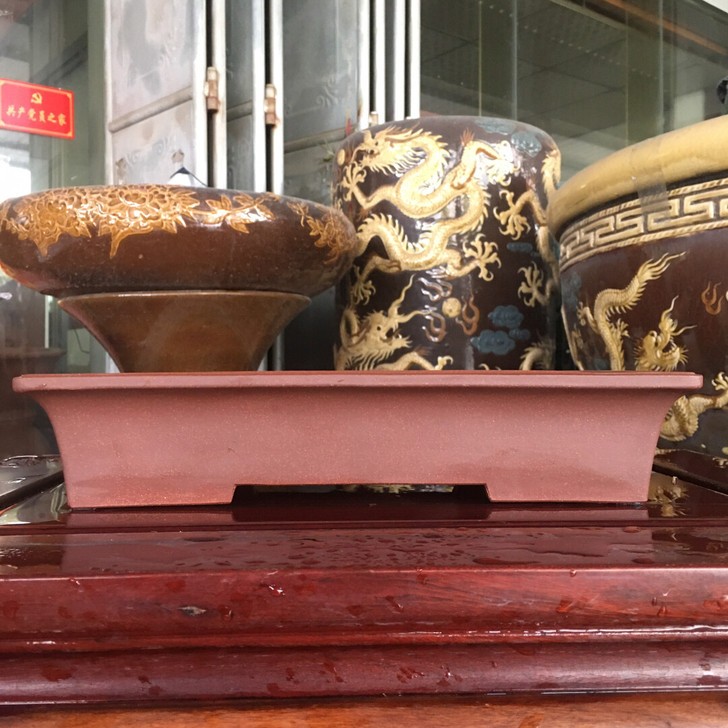 精品紫砂盆 名家应小清手工盆 尺寸约31#...