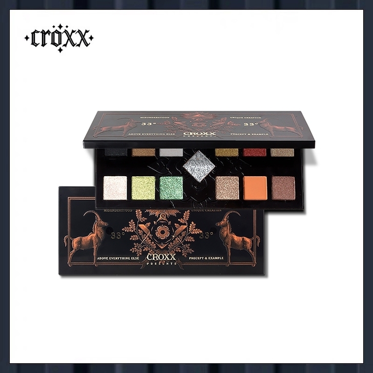 croxx 黑山羊的颂歌 十三色眼影盘 送...