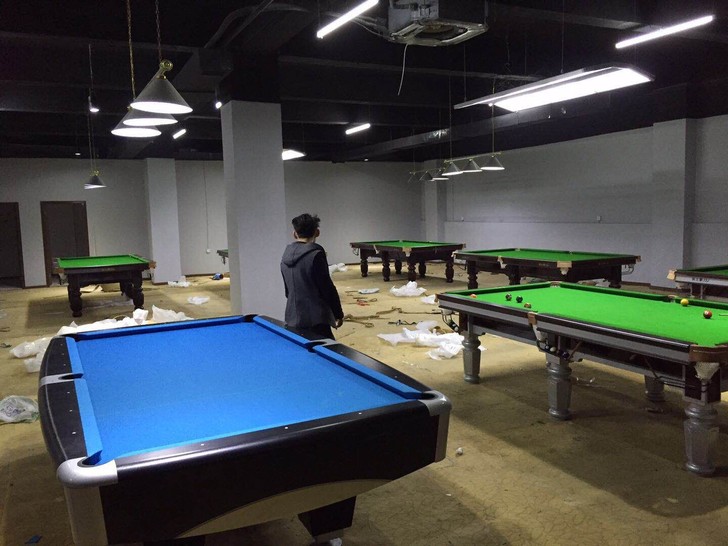 台球桌处理