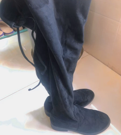 奥康长筒靴37码 感兴趣的话点“我想要”和...