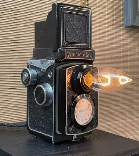 双反改装： 台灯、电子钟、笔筒  多合一摆...