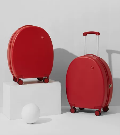 米熙拉杆行李箱18寸 复古红  轻便  Y...