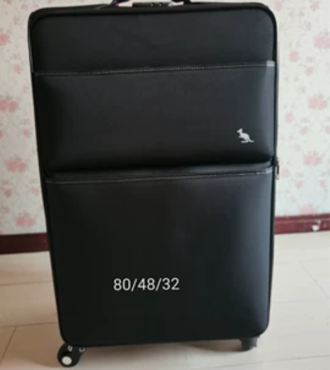 万向轮3032寸袋鼠皮箱，带扩展80/48...