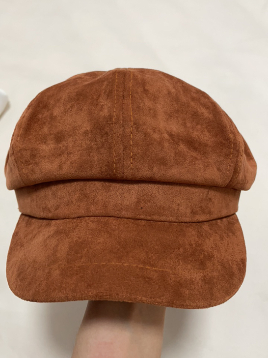 棕色八角帽 正常头围都可以戴