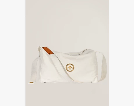 GROTTO个乐无性别主义白石包托特包女大...