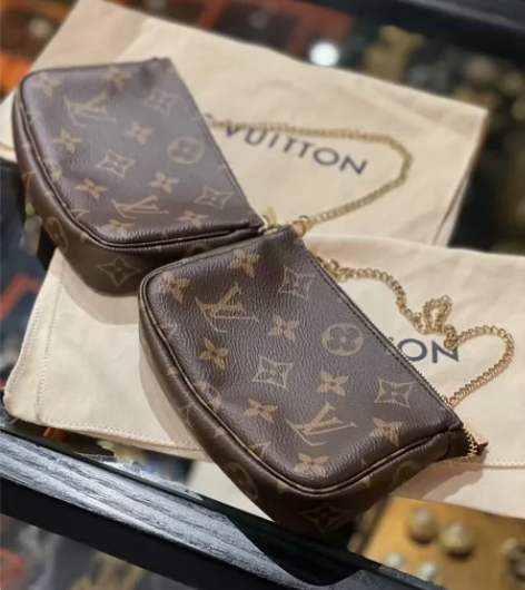 lvmini麻将包，全新！老花麻将包 专柜...