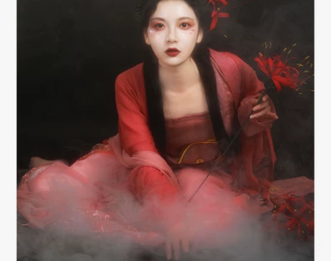 烟若亭凤焉传统原创汉服女魏晋风齐腰襦裙广袖...