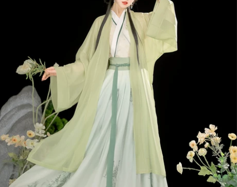 ?原创宋制汉服女中国风交领齐腰襦裙超仙气飘...