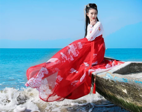 如梦霓裳 汉服齐胸襦裙瑞鹤仙 S码全套 八...