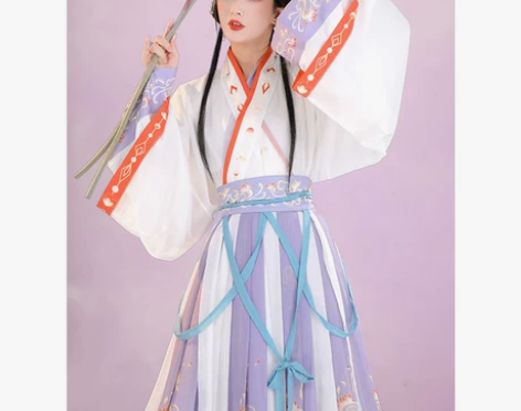 花若怜汉服女正品原创中国风古装魏晋风晋制交...