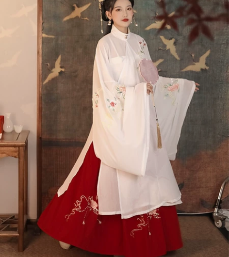 清衣柜付邮送汉服长衫L XL码可穿包邮 感...