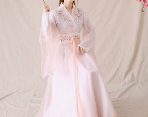 古装女改良汉服仙女飘逸古风广袖舞蹈演出服交...