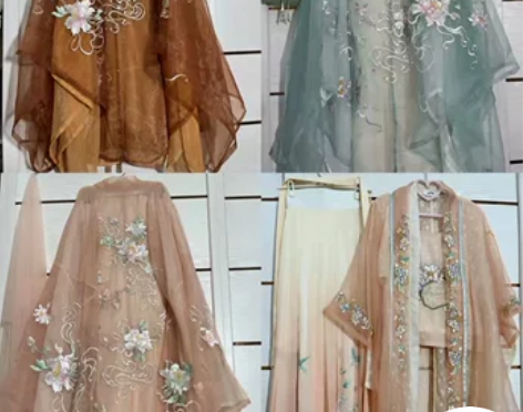 仙楚姬原创汉服女【梦璃】诃子裙汉元素大袖衫...