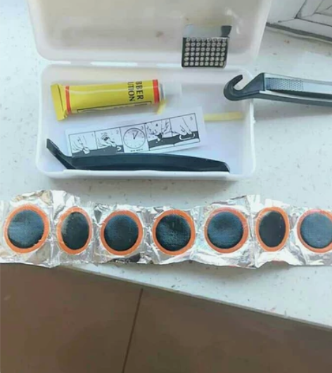 《一盒6.9元包邮》自行车补胎盒套装，轮胎...