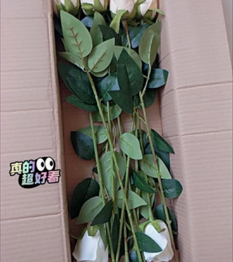 仿真玫瑰花绢花插花花束假花单支花束干花摆件...