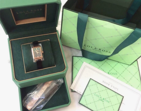 时尚礼盒气质女手表小绿表女士手表 给员工抽...