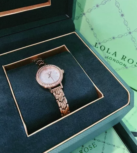 Lola Rose小金表  小表盘手表女时...