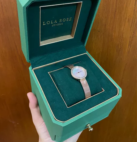 Lola Rose星彩母贝盘复古手表女英国...