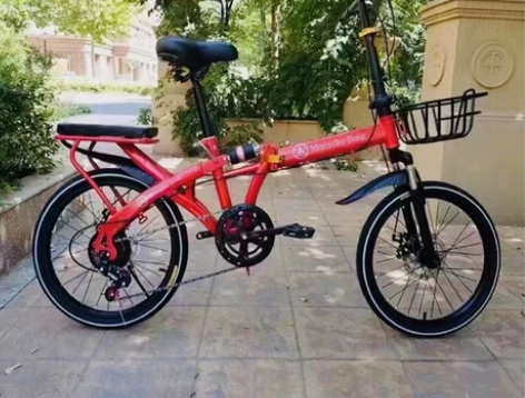 【仓库搬迁】20寸双减震碟刹折叠变速自行车...