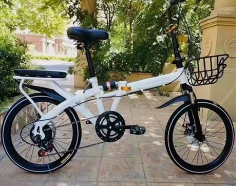 全新折叠变速自行车16/20寸双减震双碟刹...