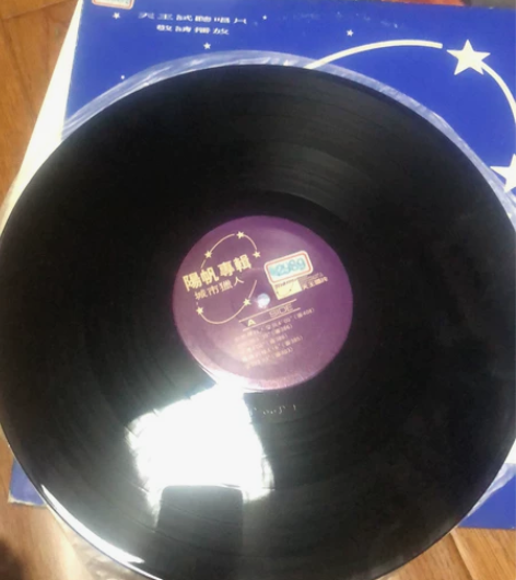 扬帆加入台湾天王唱片发行城市猎人，艺名阳帆...