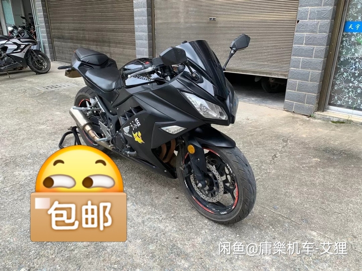19年小忍者350，极品车况成色不错磨砂黑...