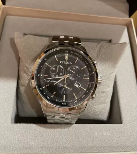 闲置出西铁城光动能休闲时尚简约男士腕表AT...