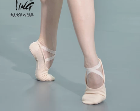 芭蕾舞陈婷3D微弹力双层网纱透气舞蹈软底练...