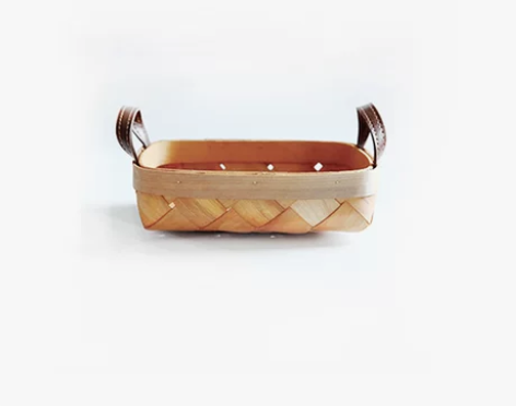 【狂欢价】川岛屋水果篮藤编收纳筐编织篮子收...