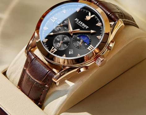 【礼遇价】花花公子正品手表男士全自动机械表...