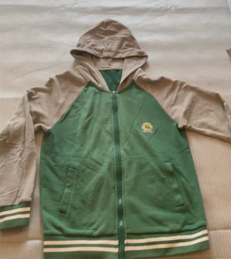 莘松中学春秋校服外套，旧标的是165L，6...