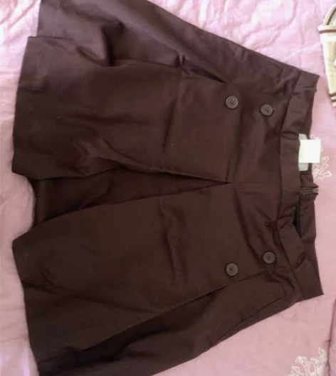 英华校服裙子礼服裙子 175码 棕色半裙...