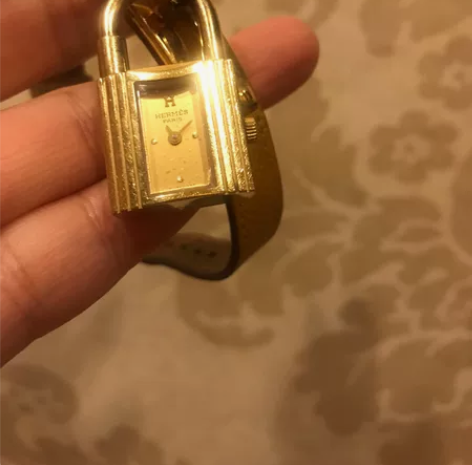 中古 正品 爱马仕经典锁头表  Herme...