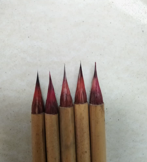 30元五只包邮，八十年代的红黑老笔，小红毛...