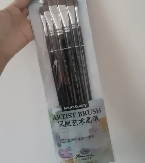 全新 水粉 水彩笔 毛笔 狼毫 感兴...