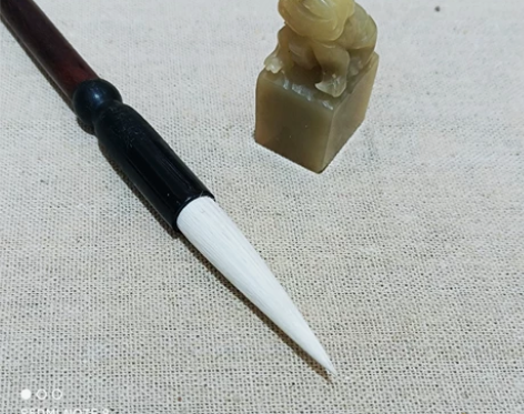 舊藏毛笔，仿古玉兰蕊，弘揚湖筆。純羊毫，口...