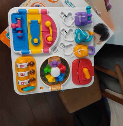 全新澳贝忙碌板儿童益智拼装玩具科学实验套装...