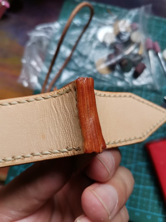 1.0厚原色羊皮鹤手工制作！