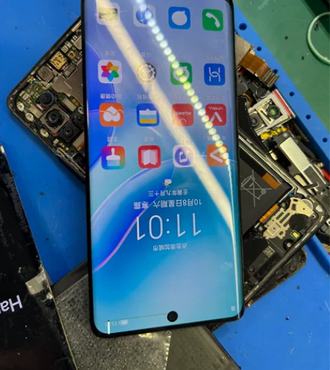 华为nova8屏幕总成,右上角有线有点,触...