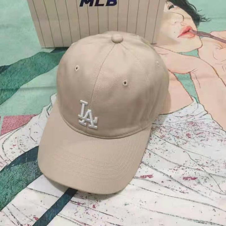 转卖全新没用过mlb帽子LA软顶棒球帽男女...