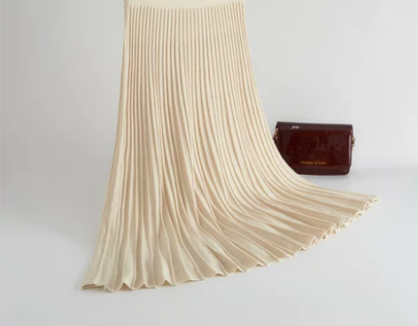 a字裙针织半身裙冬天配毛衣中长款一步裙大摆...